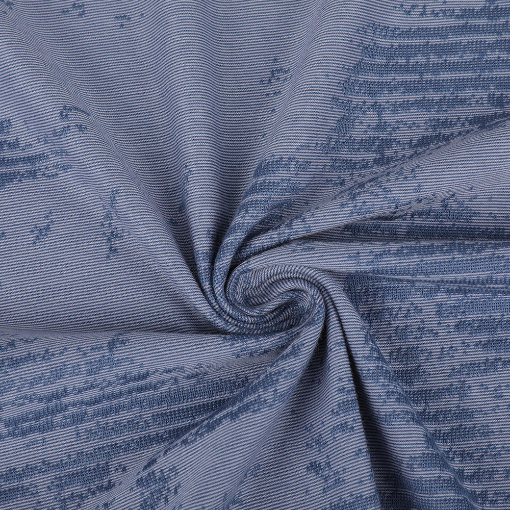 Nefes alabilen çevre dostu la sıvı amonyak jacquard transfer örme kumaş