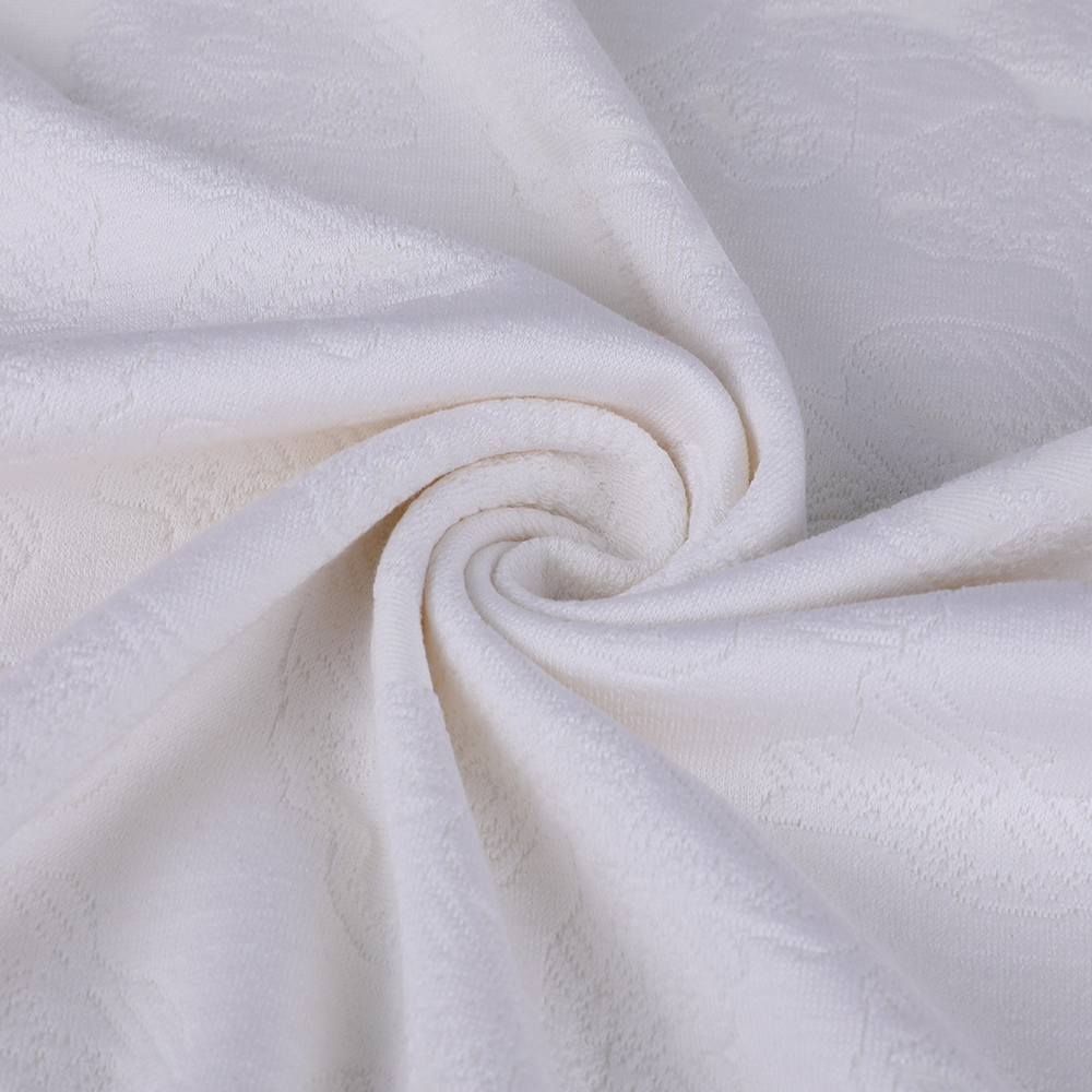 Lüks nefes alabilen jacquard açık eğlence sporları ipek pamuklu polyester kumaş